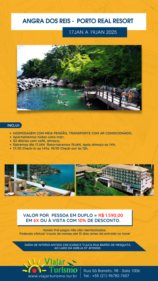 ANGRA DOS REIS NO HOTEL PORTO REAL RESORT